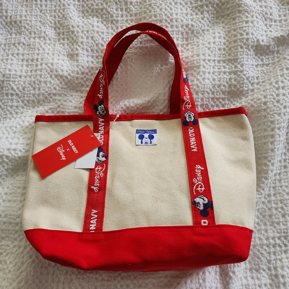 NWT Disney x Old Navy Mini Canvas Tote Bag